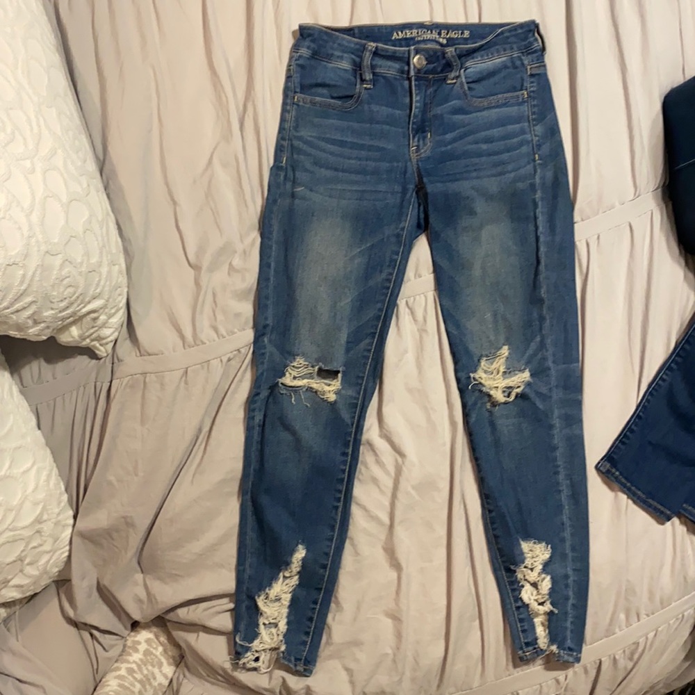 American Eagle next level stretch jeans, size 4